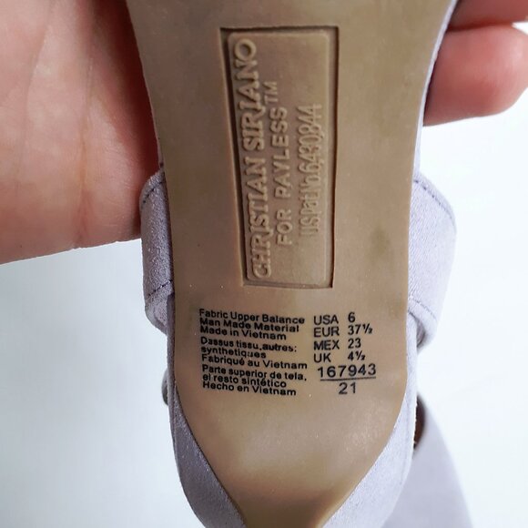 CHRISTIAN SIRIANO Kadence Slingback Kitten Heel Pumps with Pointy Toe in Orchid - Picture 12 of 15